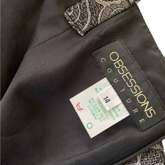 Obsessions Couture 3 piece skirt suit size 14 - Picture 8 of 14